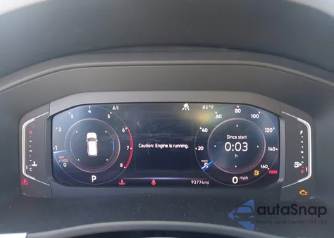 2019 Volkswagen Atlas 3.6L V6 Sel R-Line from USA, damaged, VIN 1V2RR2CA0KC558332